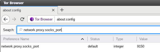 tor proxy port